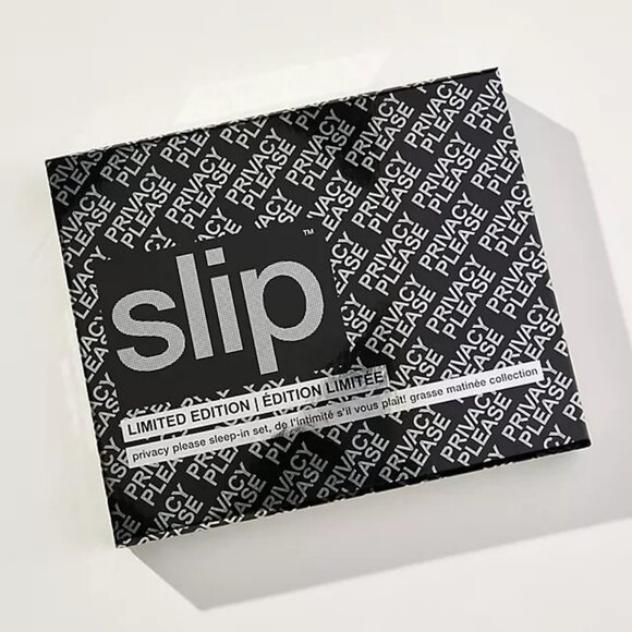 New 100% Silk Anthropologie Slip Privacy Please Sleep In Set Eyemask Eye Mask - Picture 3 of 11